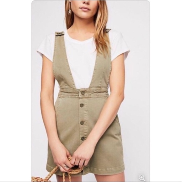 Free People Pants - Free People Mallory Jumper in Olive Size 2